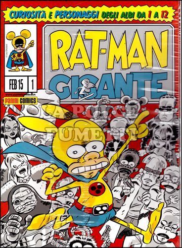 RAT-MAN GIGANTE COFANETTO VUOTO #     1 - RAT-MAN GIGANTE 1/12 - 1A RISTAMPA